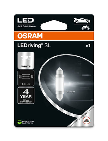 Osram LED LEDriving SL 6413 White C5W 1W 70lm 6000k SV8.5-8 12V