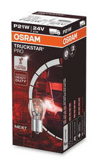 Osram AUX Truckstar Pro P21W LKW 21W 460lm BA15s 24V – Produktansicht