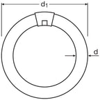 Osram L 22W/840 C Ringform Lumilux kaltweiß G10q