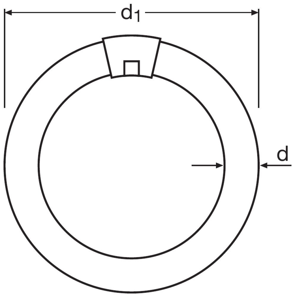 Osram L 22W/840 C Ringform Lumilux kaltweiß G10q