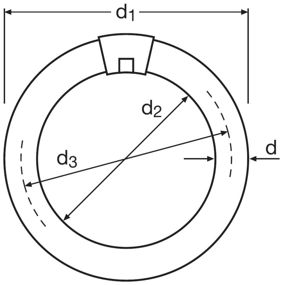 Osram L 22W/840 C Ringform Lumilux kaltweiß G10q