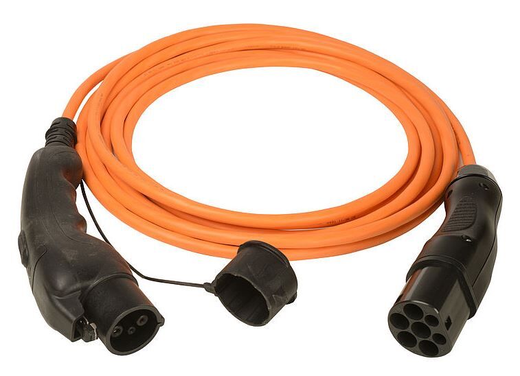 WALTHER Ladekabel 5m Länge Tpp2 16A AC 1-phasig #9771010200