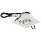 EVN Power-LED Leuchte weiß schwenkbar viereckig 83x83x37mm 8,4W 3000K 1010lm 21-40° IP20