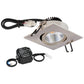 EVN Power-LED Leuchte Edelstahl Optik schwenkbar viereckig 83x83x37mm 8,4W 4000K 1060lm 21-40° 220-240V IP20