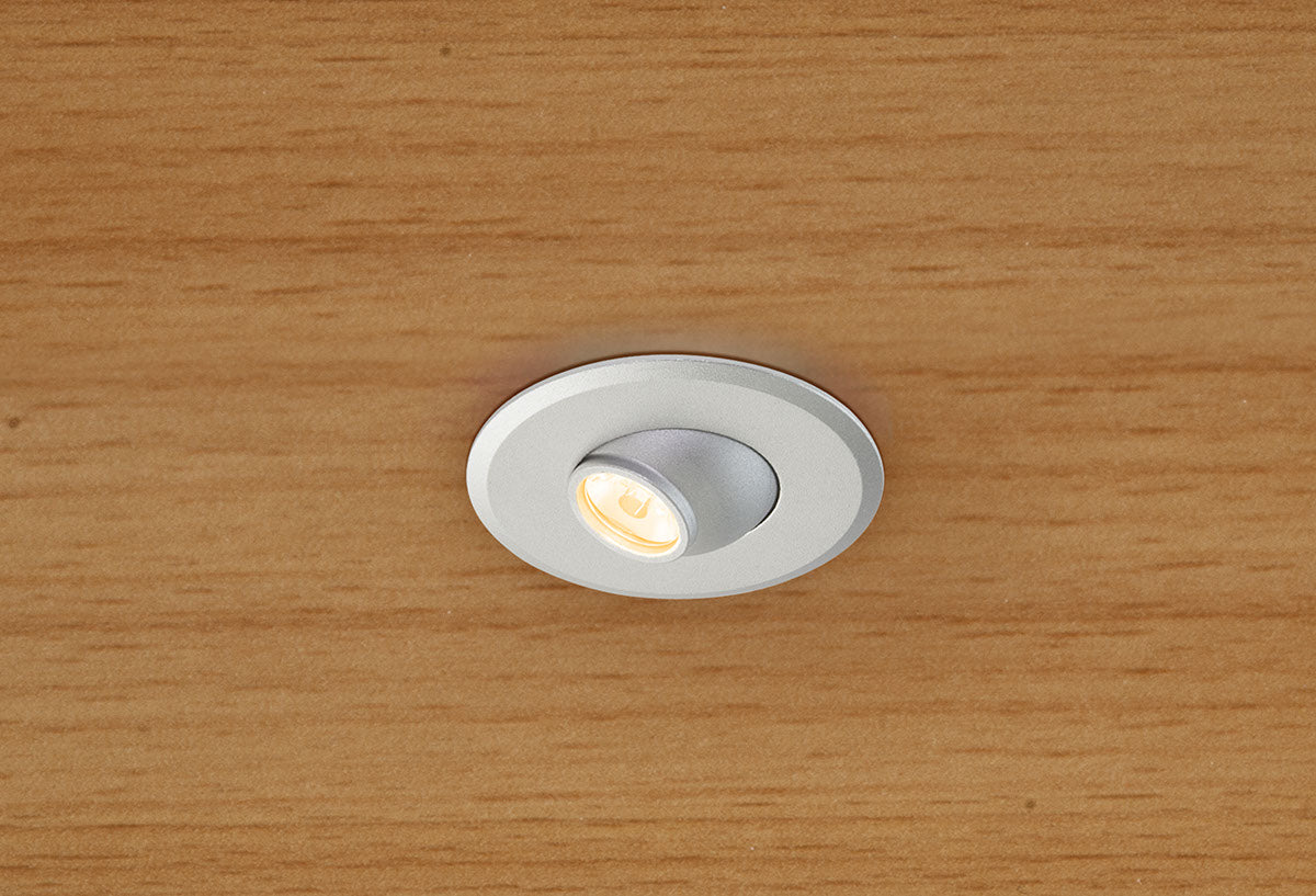 EVN LED Leuchte Aluminium schwenkbar drehbar rund 39x20mm 1W 3000K 70lm 11 - 20° IP20
