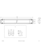 EVN LED Lichtleiste weiß rechteckig 1197x80x30mm 35W 3000K 3599lm 220-240V IP20