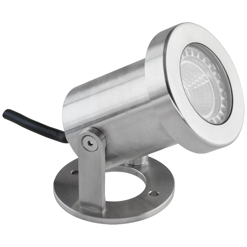 EVN Spot Edelstahl Optik schwenkbar rund 74mm 230V IP67