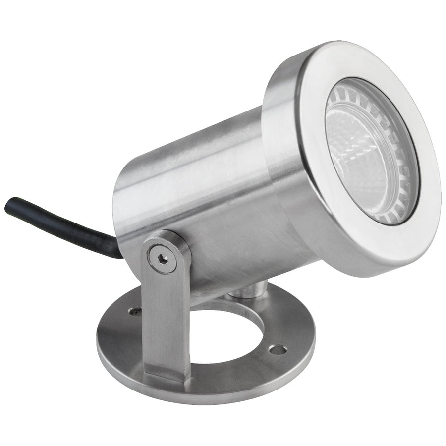 EVN Spot Edelstahl Optik schwenkbar rund 74mm 230V IP67