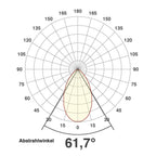 EVN LED Bodeneinbauleuchte Edelstahl Optik rund 180x125mm 12W 3000K 950lm 41-80° 110-240V IP67