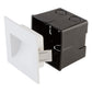 EVN LED Blendfreie Leuchte weiß viereckig 90x90x30mm 2W 3000K 120lm >80° IP65