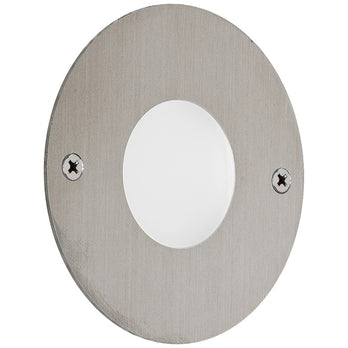 EVN LED Leuchte Edelstahl Optik rund 75x9mm 0,6W 6000K 26lm 12V IP44