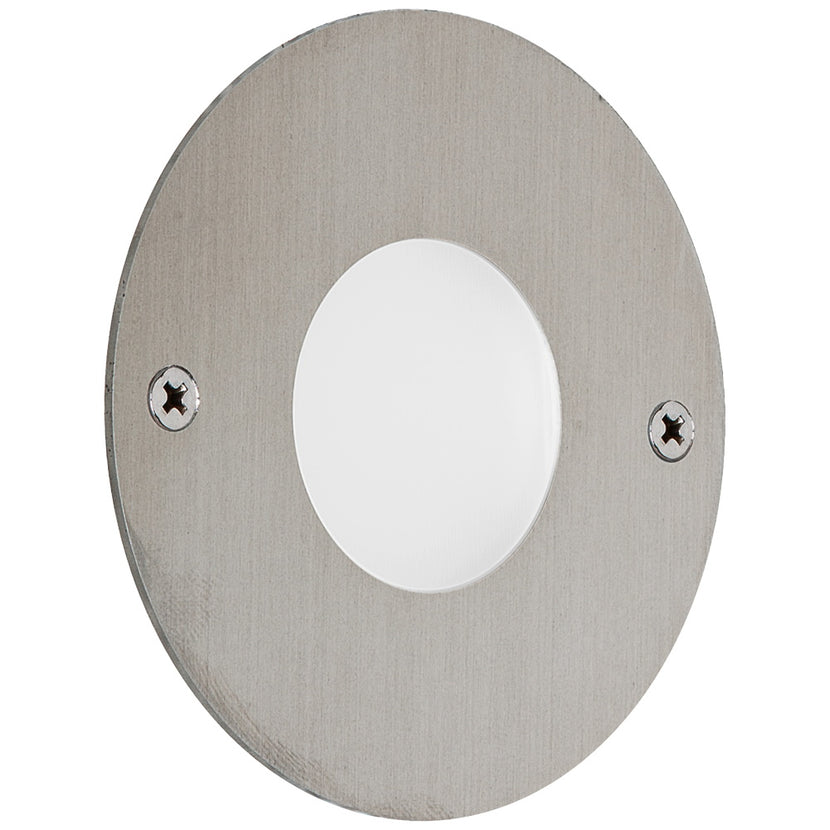 EVN LED Leuchte Edelstahl Optik rund 75x9mm 0,6W 6000K 26lm 12V IP44