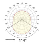 EVN LED Leuchte Edelstahl Optik rund 75x9mm 0,6W 6000K 26lm 12V IP44