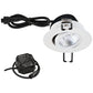 EVN Power-LED Leuchte weiß schwenkbar rund 83x48,5mm 8,4W 4000K 1060lm 21-40° 220-240V IP65