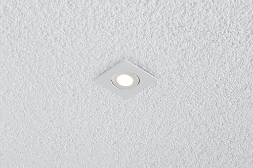EVN Leuchte weiß schwenkbar viereckig 65x65x50mm 3W 3000K 230lm 21-40° IP44