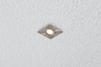 EVN Leuchte Edelstahl Optik schwenkbar viereckig 65x65x50mm 3W 3000K 230lm 21-40° IP44