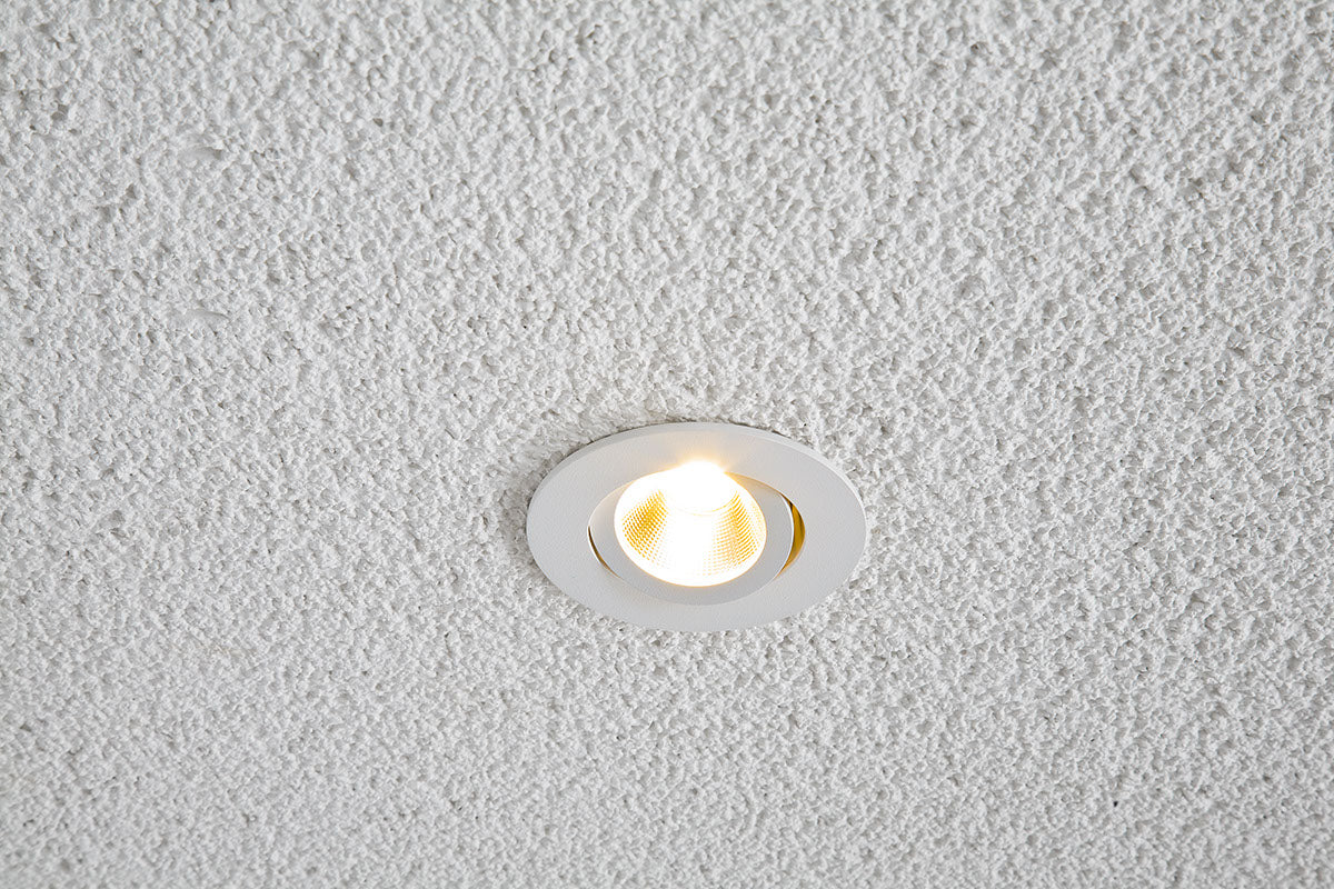 EVN Power-LED Leuchte weiß schwenkbar rund 83x45mm 6W 3000K 528lm 21-40° 230V IP20