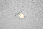 EVN Power-LED Leuchte weiß schwenkbar viereckig 83x83x45mm 6W 3000K 528lm 21-40° 230V IP20
