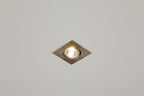 EVN Power-LED Leuchte Edelstahl Optik schwenkbar viereckig 83x83x45mm 6W 3000K 528lm 21-40° 230V IP20