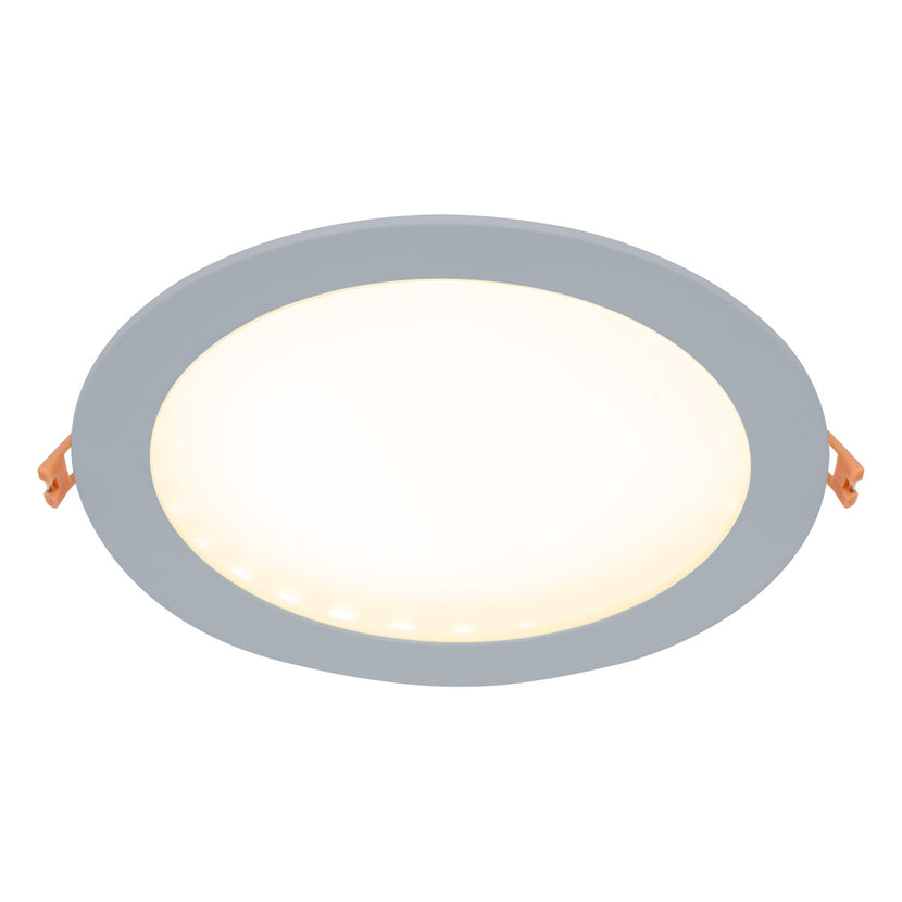 EVN LED Panel Silber rund 225x25mm 21W 3000K 1736lm >80° IP20