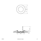 EVN LED Panel weiß rund 85x25mm 5W 2700K 331lm >80° IP20