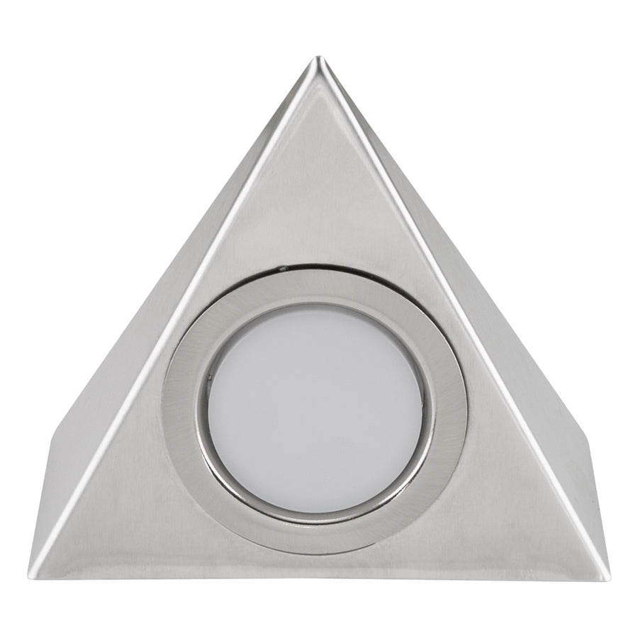 EVN LED Leuchte Edelstahl Optik Pyramide 110x127x48mm 2W 3000K 90lm >80° 12V IP20