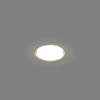 EVN LED Leuchte Edelstahl Optik gebürstet rund 65x23mm 2W 3000K 90lm >80° 12V IP20