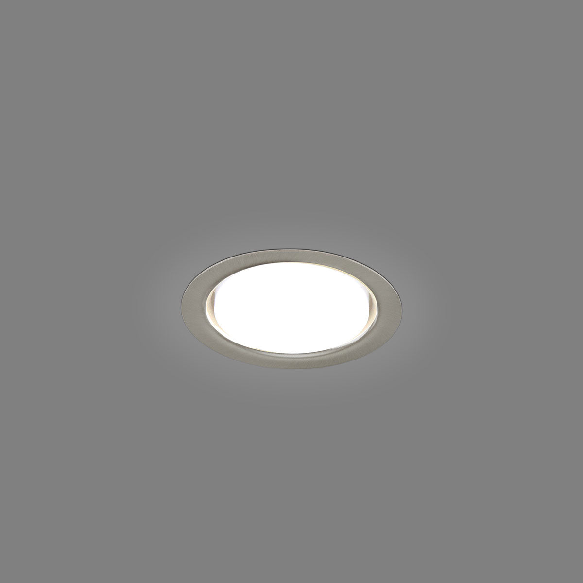 EVN LED Leuchte Edelstahl Optik gebürstet rund 65x23mm 2W 3000K 90lm >80° 12V IP20