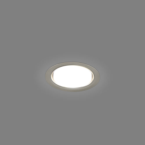 EVN LED Leuchte Edelstahl Optik gebürstet rund 65x23mm 2W 3000K 90lm >80° 12V IP20