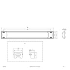 EVN LED Lichtleiste Silber rechteckig 597x80x30mm 20W 3000K 2041lm 220-240V IP20