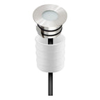 EVN LED Bodeneinbauleuchte Edelstahl rund 45x33mm 0,6W 3000K 36lm >80° 12V IP65