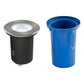 EVN LED Bodeneinbauleuchte Edelstahl Optik schwenkbar rund 150x175mm 4,6W 4000K 390lm 21-40° 230V IP67