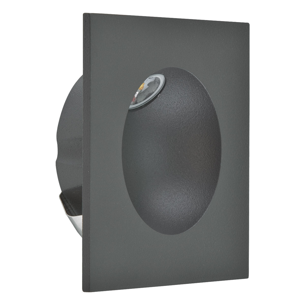 EVN Power-LED Leuchte anthrazit viereckig 80x80x30mm 2W 3000K 112lm >80° IP54