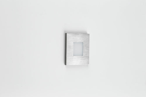 EVN LED Leuchte Edelstahl Optik viereckig 76x76x40mm 1,8W 3000K 55lm 220-240V IP44