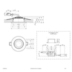 EVN Power-LED Leuchte inkl.Netzgerät Chrom schwenkbar rund 83x35mm 3W 3000K 300lm 21-40° 220-240V IP20