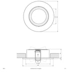 EVN Leuchte Aluminium schwenkbar rund 85x28mm 12V IP20