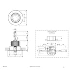 EVN Power-LED Leuchte Aluminium poliert schwenkbar rund 85x58mm 6W 2000-3000K 60 bis 600lm 21-40° 220-240V IP20