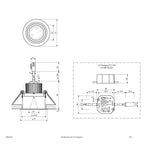 EVN Power-LED Leuchte Aluminium poliert schwenkbar rund 75x68mm 6W 3000K 620lm 21-40° 220-240V IP20