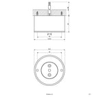 EVN LED Leuchte weiß rund 63x35mm 5W 5000K 310lm 21-40° 230V IP20