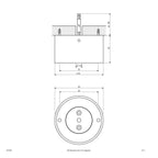 EVN LED Leuchte weiß rund 63x35mm 5W 3000K 280lm 21-40° 230V IP20
