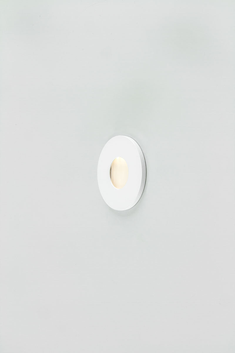 EVN LED Leuchte weiß(V4A) rund 76x10mm 0,6W 3000K 32lm 12V IP44