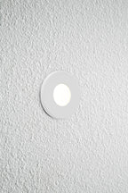 EVN LED Leuchte weiß(V4A) rund 76x10mm 0,6W 3000K 32lm 12V IP44