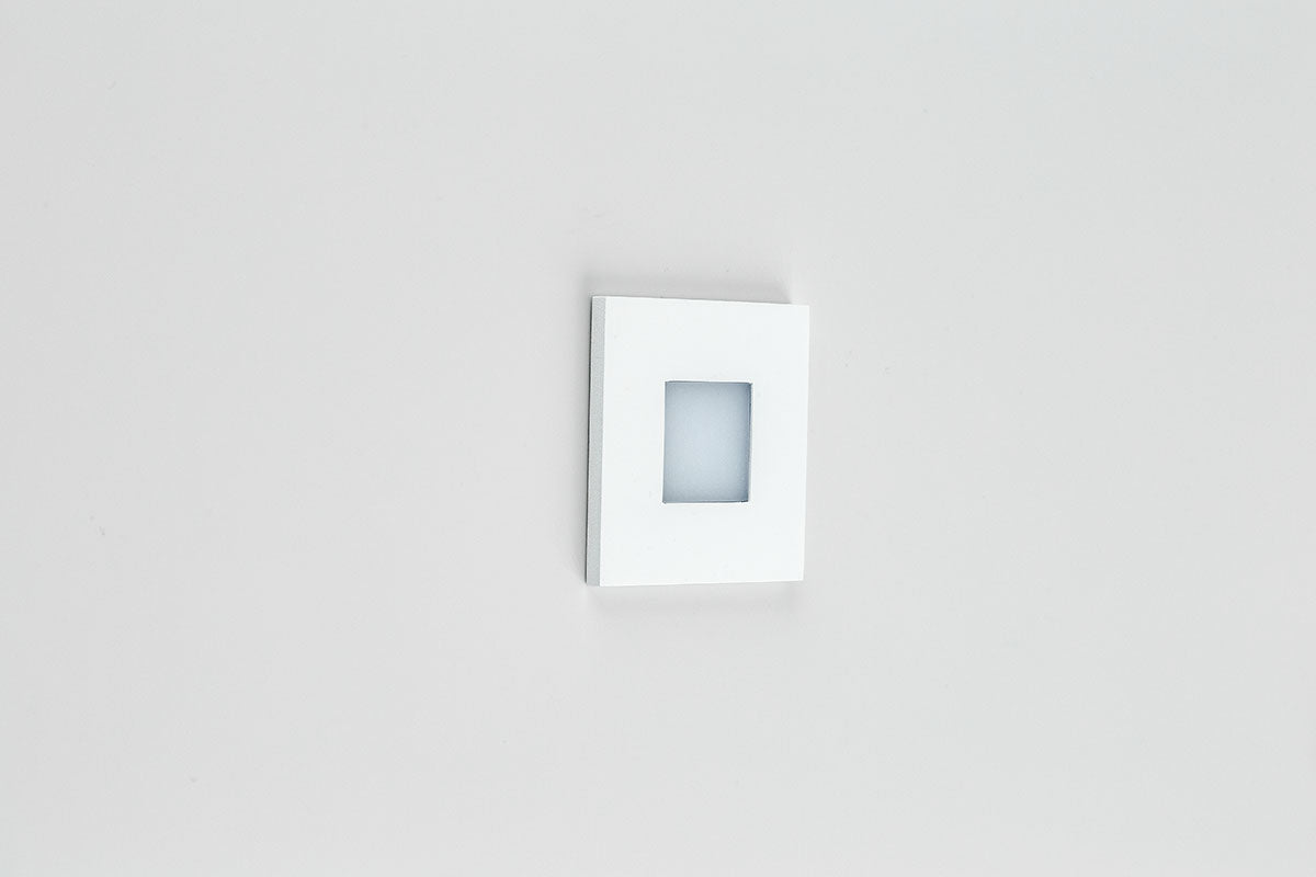 EVN LED Leuchte weiß(V4A) viereckig 76x76x10mm 0,6W 6000K 36lm 12V IP44