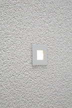 EVN LED Leuchte weiß(V4A) viereckig 76x76x10mm 0,6W 3000K 32lm 12V IP44