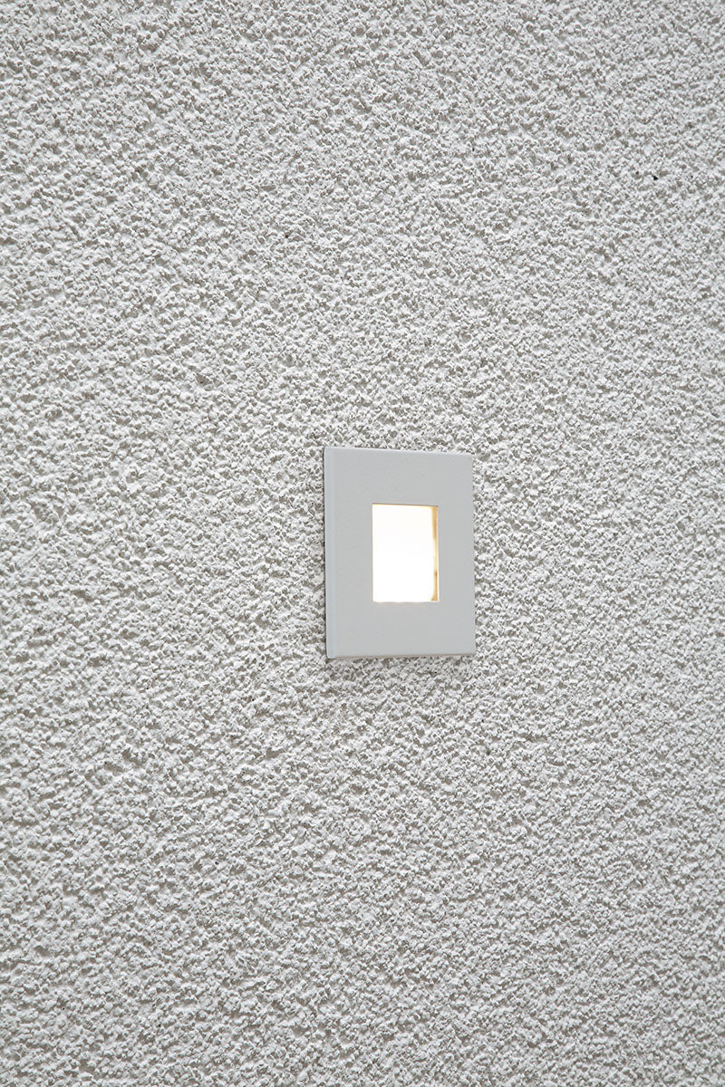 EVN LED Leuchte weiß(V4A) viereckig 76x76x10mm 0,6W 3000K 32lm 12V IP44