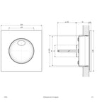 EVN Power-LED Leuchte weiß Kugel 80x80x30mm 2W 3000K 112lm >80° IP54
