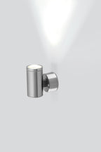 EVN 1-flammige Leuchte Edelstahl Optik rund 63x115mm 230V IP65