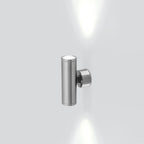 EVN 2-flammige Leuchte Edelstahl Optik rund 63x115mm 230V IP65