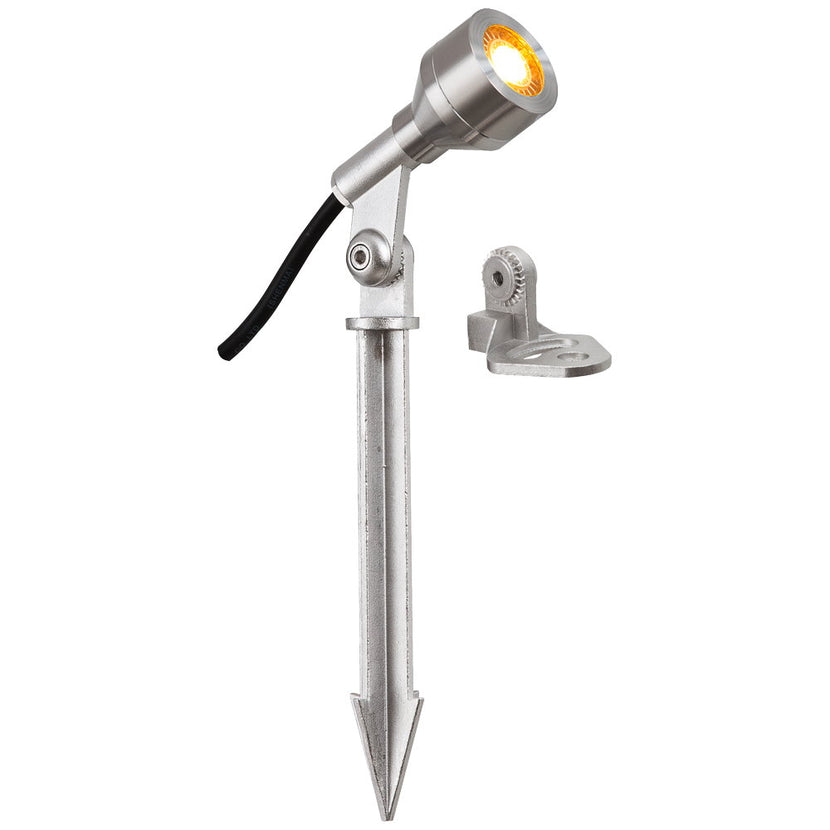 EVN Spot Edelstahl Optik schwenkbar rund 41mm 3,5W 3000K 220lm 21-40° 12V IP68