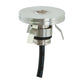 EVN LED Lichtpunkt Edelstahl Optik rund 28x19mm 1W 3000K 58lm 21-40° IP44